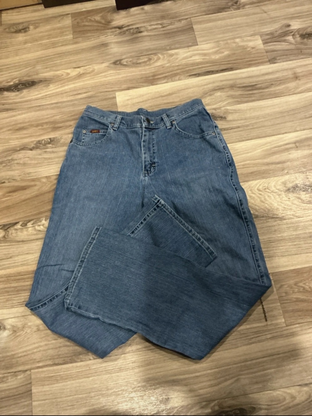 Lee Women's Relaxed Fit Blue Denim Jeans